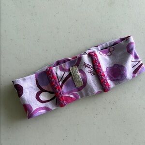 Naartjie Kids Purple and Pink Floral Headband